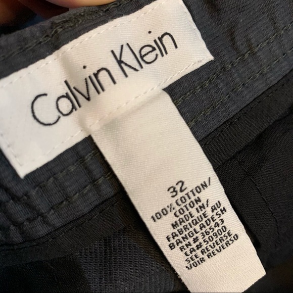 Men’s Black Stripes Calvin Klein Cotton Shorts - Picture 8 of 8